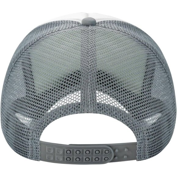 Unisex Gray Heart Beaver Love Hat Mesh Cap Adjustable Trucker Hat Baseball main image 5